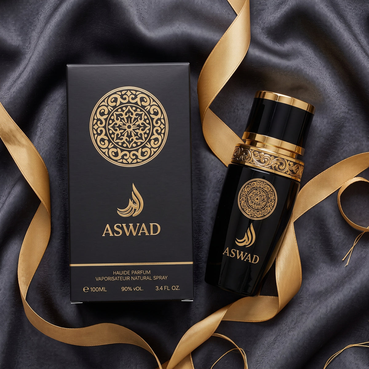 Aswad Eau De Parfum by Atika Perfumes – 100ml (3.4 fl. oz.) | Essence Collection