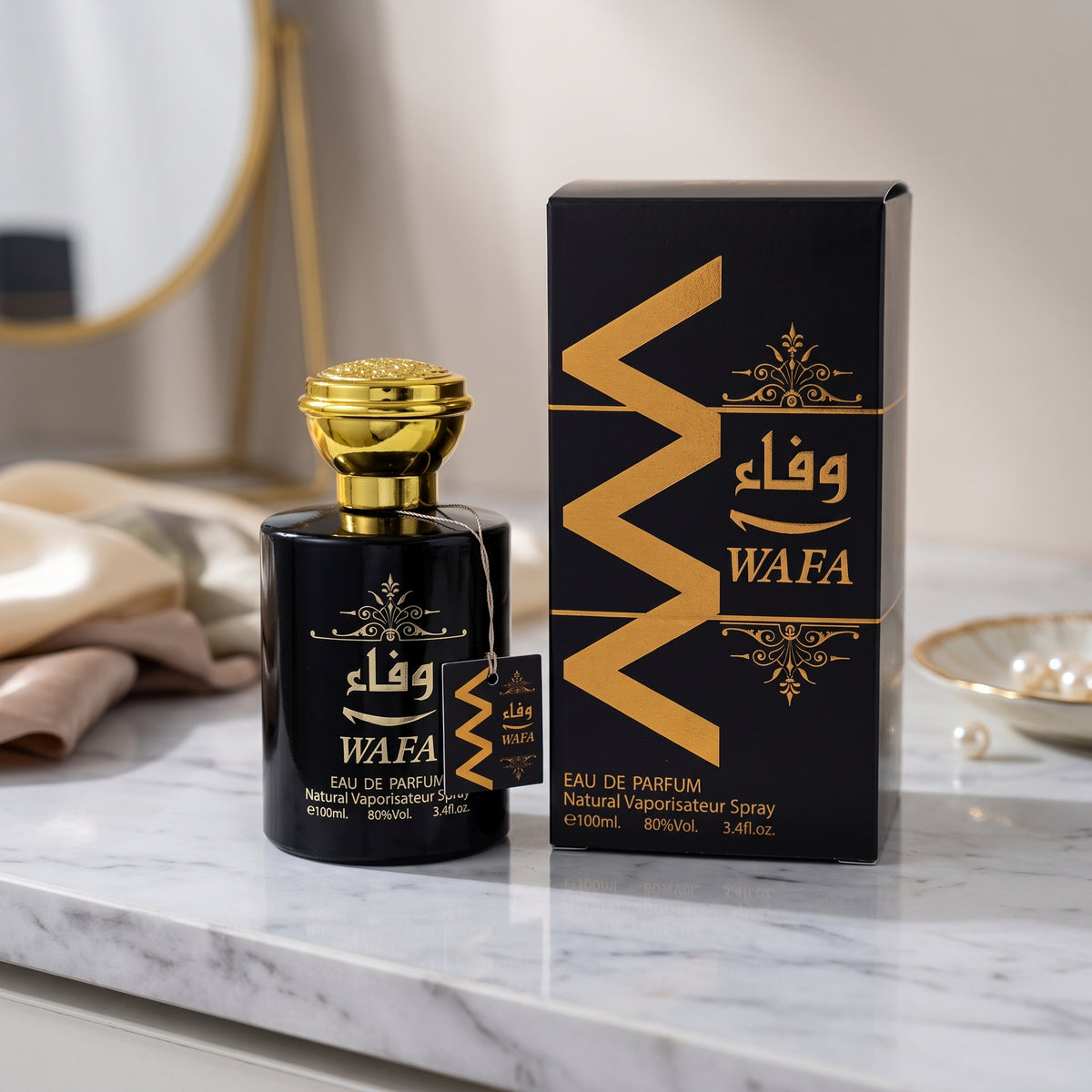 Wafa Eau De Parfum – 100ml (3.4 fl. oz.) | Long-Lasting Oriental Unisex Perfume