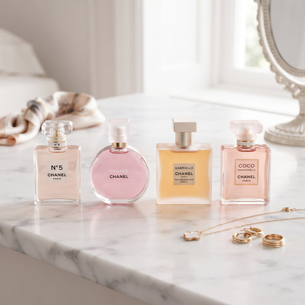 Chanel Mini Perfume Gift Set for Women – 4 Signature Eau de Parfum Fragrances (4 × 25ml)