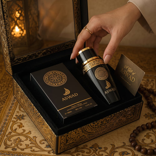 Aswad Eau De Parfum by Atika Perfumes – 100ml (3.4 fl. oz.) | Essence Collection