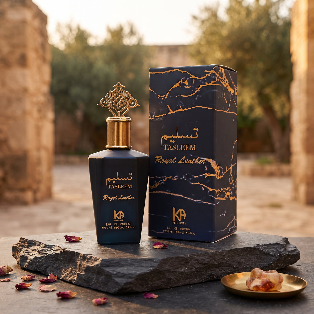 KA Perfumes Tasleem Royal Leather Eau de Parfum – Premium Leather Fragrance for Men | 100ml