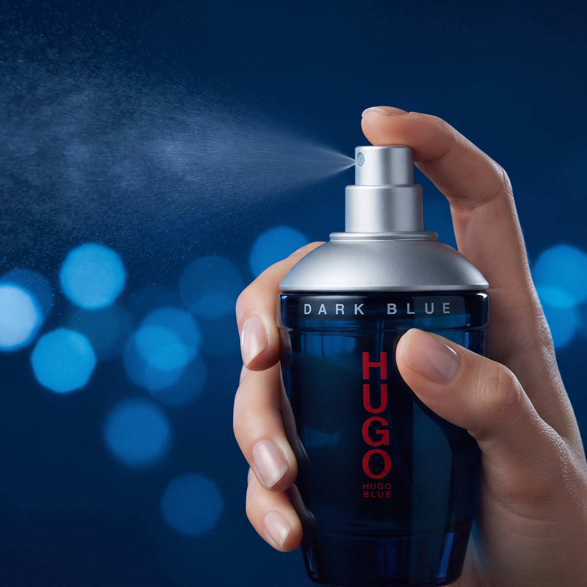 Hugo Boss Dark Blue Eau de Toilette for Men – Long Lasting Oriental Spicy Fragrance 75ml