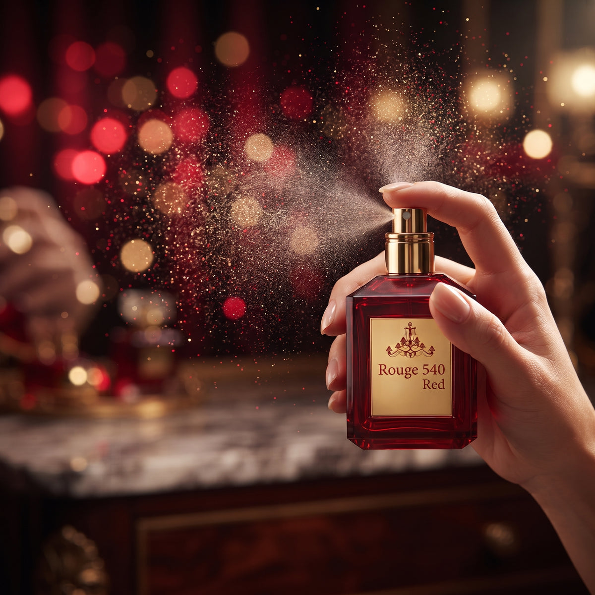 Rouge 540 Red Eau De Parfum – 100ml (3.4 fl. oz.) | Premium Long-Lasting Unisex Perfume