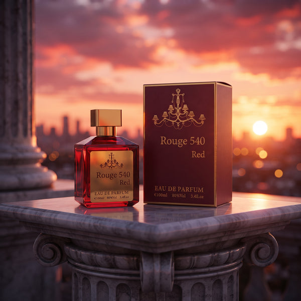 Rouge 540 Red Eau De Parfum – 100ml (3.4 fl. oz.) | Premium Long-Lasting Unisex Perfume